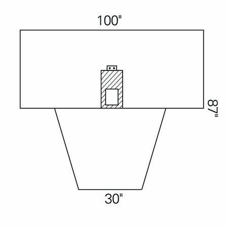 Urological Drape Lithotomy Drape 87 W X 30 W X 100 L Inch Sterile