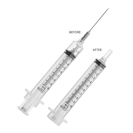 Safety Hypodermic Syringe with Needle VanishPoint® 10 mL 1-1/2 Inch 22 Gauge Retractable Safety Needle Regular Wall