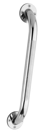 Wall Grab Bar Carex® Chrome Finish Knurled Steel