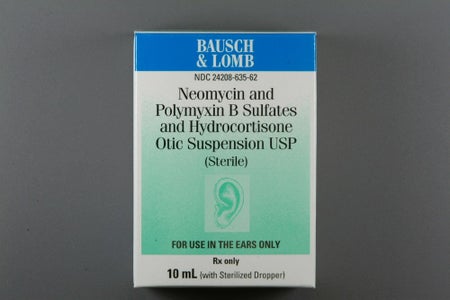 Neomycin Sulfate / Polymyxin B Sulfate / Hydrocortisone 3.5% - 10,000 Unit - 1% Otic Suspension 10 mL