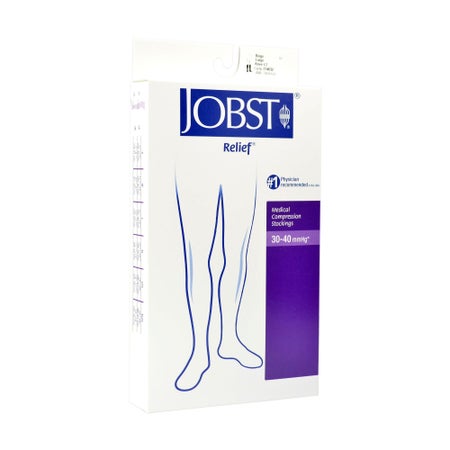 Compression Stocking Jobst® Relief Knee High Large Beige Closed Toe