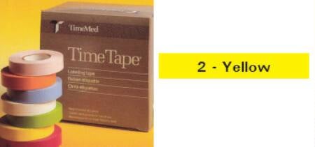 Blank Label Tape Time® Multipurpose Label Yellow Vinyl 1 X 500 Inch