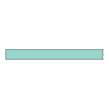 Blank Label Tape Time® Multipurpose Label Aqua Vinyl 1/2 X 500 Inch