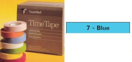 Blank Label Tape Time® Multipurpose Label Blue Vinyl 3/4 X 500 Inch