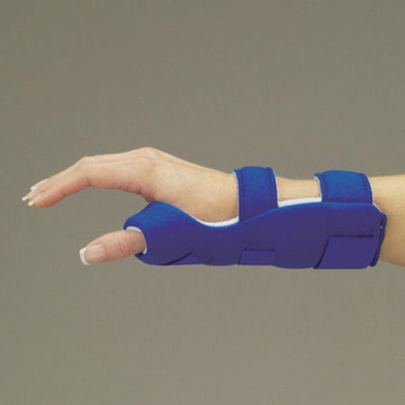 Thumb Splint Air Soft™ Small Left or Right Hand Blue
