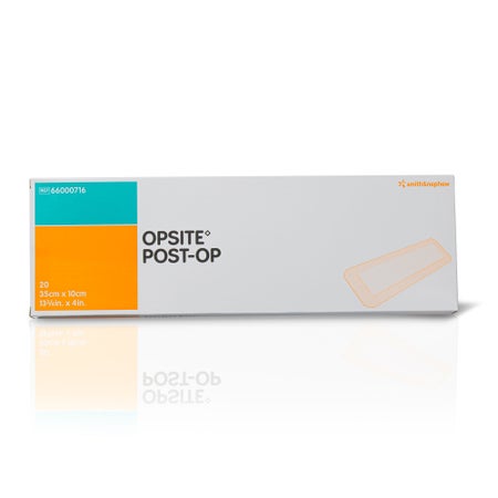 Transparent Film Dressing with Pad OpSite Post Op 4 X 13-3/4 Inch 3 Tab Delivery Rectangle Sterile