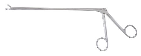 Uterine Biopsy Forceps Miltex® 9 Inch Length OR / Surgical Grade German Stainless Steel NonSterile NonLocking Finger Ring Handle Straight 6 mm Bite