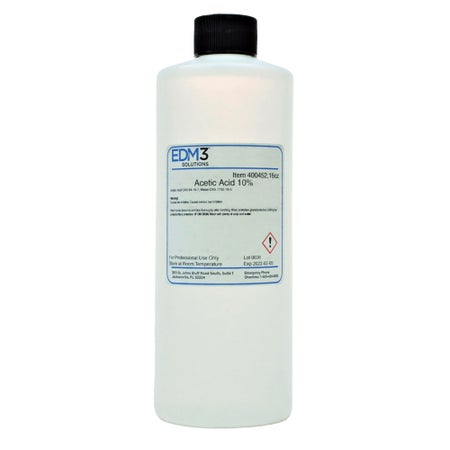 Chemistry Reagent Acetic Acid ACS Grade 10% 16 oz.