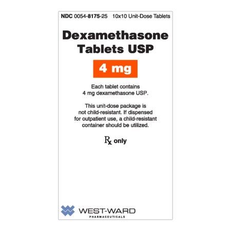 Dexamethasone 4 mg Tablet 100 Tablets