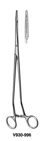 Polyp Forceps Vantage® 10-1/2 Inch Length Floor / Office Grade Stainless Steel NonSterile Locking Finger Ring Handle Straight Delicate, Serrated Tips