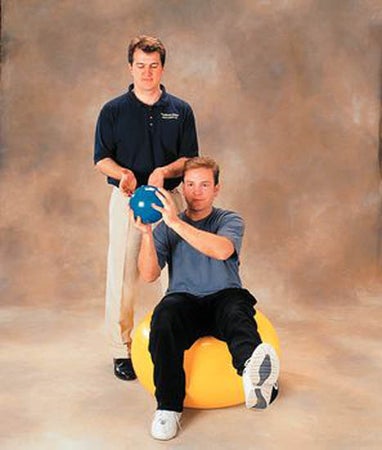 Inflatable Exercise Ball Rolyan® Red