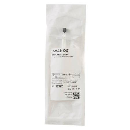 Spinal Needle AVANOS* Chiba Style 22 Gauge 5 Inch Length Sterile