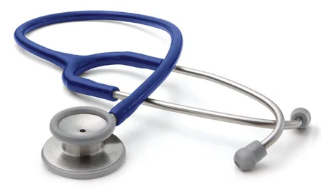 Clinician Stethoscope Adscope® 603 Royal Blue 1-Tube 22 Inch Tube Double Sided Chestpiece