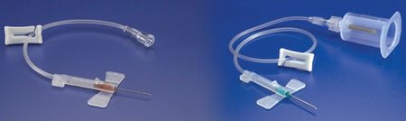 Saf-T Wing® Blood Collection Set 25 Gauge 3/4 Inch Needle Length Safety Needle 12 Inch Tubing Sterile