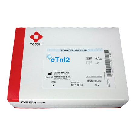 Immunoassay Reagent ST AIA-Pack® Cardiac Troponin I 2 For AIA Automated Immunoassay Systems 100 Tests
