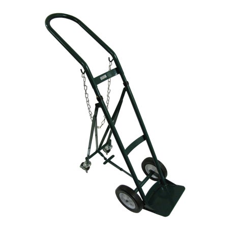 Oxygen Cylinder Cart Aluminum / Steel Frame 46 X 15 X 15 Inch Green