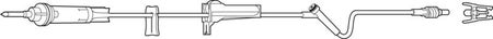 Primary IV Administration Set Interlink® Gravity 1 Port 10 Drops / mL Drip Rate Without Filter 76 Inch Tubing Solution Without Flow Regulator