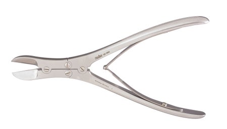 Bone Cutting Forceps Miltex® Ruskin 7-1/2 Inch Length OR / Surgical Grade German Stainless Steel NonSterile NonLocking Plier Handle Straight Sharp Beak Tips