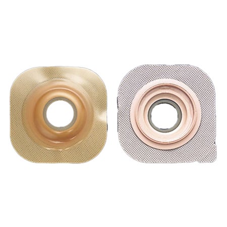 Ostomy Barrier New Image™ FlexWear™ Precut, Standard Wear Without Tape 57 mm Flange Red Code System 1-1/8 Inch Opening