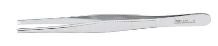 Tissue Forceps Miltex® Adson 6 Inch Length OR / Surgical Grade German Stainless Steel NonSterile NonLocking Thumb Handle Straight 2 X 3 Teeth