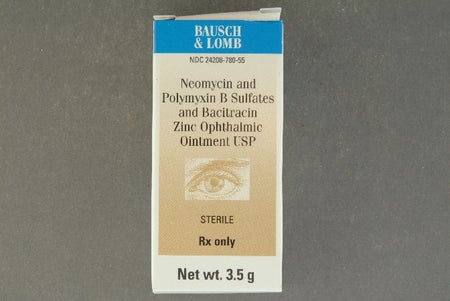 Neomycin Sulfate / Polymyxin B Sulfate / Bacitracin Zinc 3.5 mg - 10,000 Units - 400 Units Ophthalmic Ointment 3.5 Gram