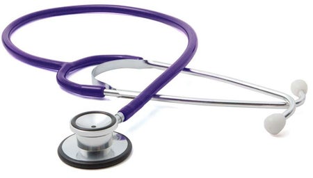 General Exam Stethoscope Proscope™ 670 Purple 1-Tube 21 Inch Tube Double Sided Chestpiece