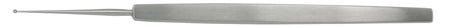 Chalazion Curette Miltex® Skeele 5 Inch Length Solid Flat Handle 1 mm Tip Round Cup Tip with Serrated Edge