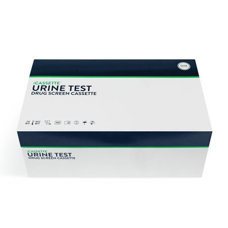 Drugs of Abuse Test Kit iCassette™ AMP, COC, OPI, PCP, THC 25 Tests CLIA Waived