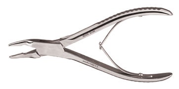 Oral Surgery Rongeur Blumenthal 30° Double Spring Plier Type Handle 7 Inch L