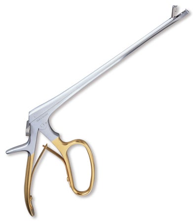 Biopsy Punch Forceps Premier® Kevorkian 10 Inch Length OR / Surgical Grade German Stainless Steel NonSterile Locking Pistol Grip Handle Straight 3 X 9 mm Bite