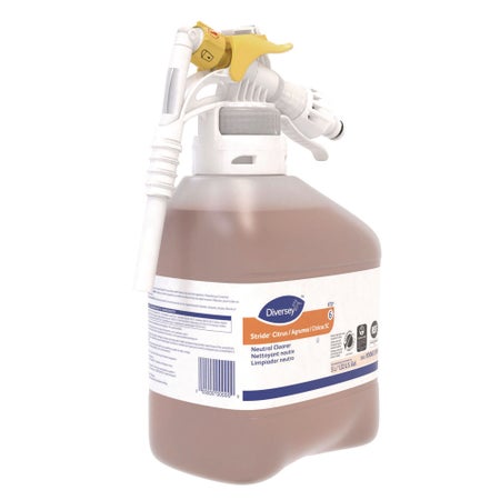 Floor Cleaner Diversey™ Stride® Liquid Concentrate 5 Liter Bottle Citrus Scent RTD® Dispensing System
