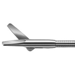 Hysteroscopy Scissors BR Surgical 15-3/4 Inch Length OR / Surgical Grade German Stainless Steel NonSterile Finger Ring Handle Straight Blunt Tip / Blunt Tip