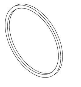 Door Gasket 9-1/2 Inch Diameter, Round For Tuttnauer 2340E Model