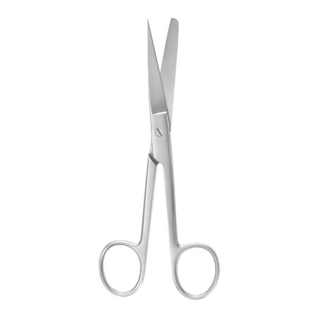 Operating Scissors McKesson Argent™ 5-1/2 Inch Length Surgical Grade Stainless Steel Finger Ring Handle Straight Sharp Tip / Sharp Tip