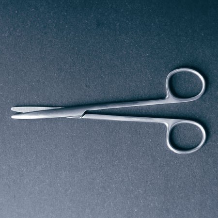 Dissecting Scissors McKesson Argent™ Metzenbaum 7 Inch Length Surgical Grade Stainless Steel NonSterile Finger Ring Handle Straight