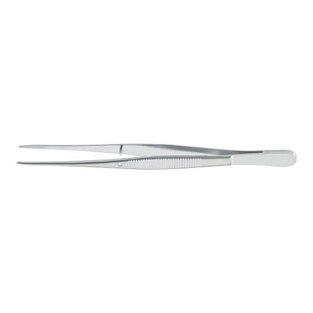 Dressing Forceps McKesson Argent™ Semken 5 Inch Length OR / Surgical Grade German Stainless Steel NonSterile NonLocking Thumb Handle Straight Serrated Tips