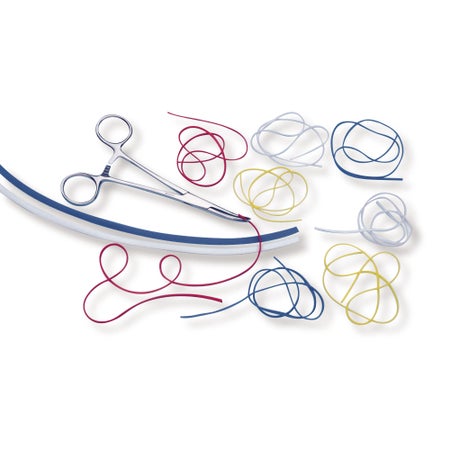 Vessel Loop McKesson Maxi Red Silicone Radiopaque Sterile 0.04 X 16 Inch