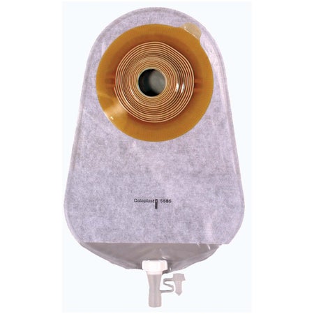 Urostomy Pouch Assura® One-Piece System 10-3/4 Inch Length Convex, Pre-Cut 3/4 Inch Stoma Drainable