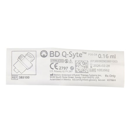 Needleless Connector Q-Syte* Negative Displacement