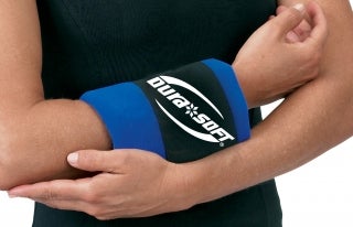 Cold Pack with Wrap Dura*Soft™ Universal General Purpose One Size Fits Most Ultra-Wick Fabric / Nylon / Elastic / Plastic / Gel Reusable