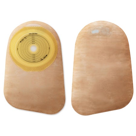 Ostomy Pouch Premier™ One-Piece System 9 Inch Length Flat, Pre-Cut 1 Inch Stoma Closed End