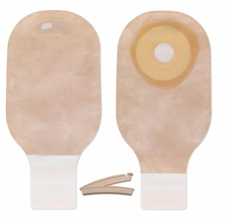 Colostomy Pouch Premier™ One-Piece System 12 Inch Length Pre-Cut 1-3/16 Inch Stoma Drainable