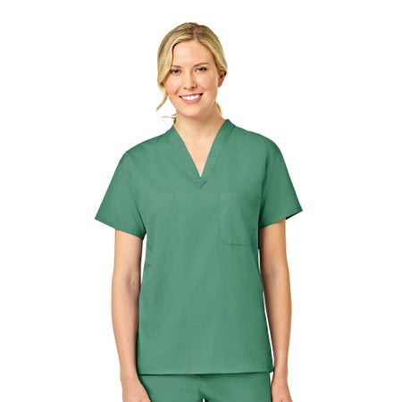 Scrub Shirt Fashionblend® Large Jade Green 2 Pockets Short Sleeve Unisex