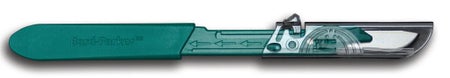 Safety Scalpel Bard-Parker™ Conventional No. 12B Stainless Steel / Plastic Nonslip Grip Handle with Centimeter Scale Sterile Disposable