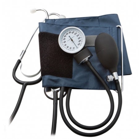 Reusable Aneroid / Stethoscope Set Prosphyg™ 790 Series 34 to 50 cm Large Adult Cuff Single Head General Exam Stethoscope Pocket Aneroid