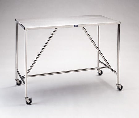 Instrument Table 48 X 20 X 34 Inch Stainless Steel 1 Shelf