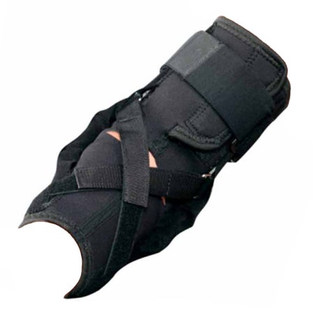 Elbow Guard DonJoy® Medium Elastic Strap Left or Right Elbow 11-1/2 to 13 Inch Length Black