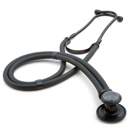 Sprague Stethoscope Adscope® 646 Black 2-Tube 22 Inch Tube Double Sided Chestpiece