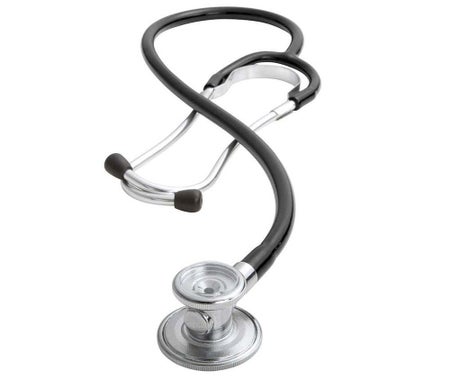 Sprague Stethoscope Adscope® 647 Black 1-Tube 22 Inch Tube Double Sided Chestpiece