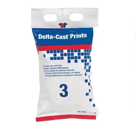 Cast Tape Delta-Cast® Prints 3 Inch X 12 Foot Polyester Holiday Print